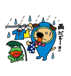フード犬カール＠夏（個別スタンプ：4）