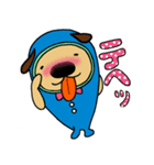 フード犬カール＠夏（個別スタンプ：21）