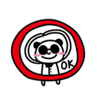 グラサンパンダくん（個別スタンプ：8）