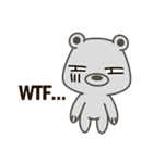 Little Grizzly(Gray bear) Pa-Pa（個別スタンプ：8）