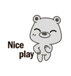 Little Grizzly(Gray bear) Pa-Pa（個別スタンプ：14）