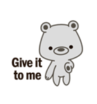 Little Grizzly(Gray bear) Pa-Pa（個別スタンプ：16）