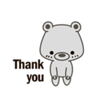 Little Grizzly(Gray bear) Pa-Pa（個別スタンプ：17）