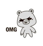 Little Grizzly(Gray bear) Pa-Pa（個別スタンプ：19）