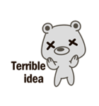 Little Grizzly(Gray bear) Pa-Pa（個別スタンプ：21）