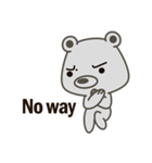 Little Grizzly(Gray bear) Pa-Pa（個別スタンプ：24）