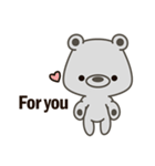 Little Grizzly(Gray bear) Pa-Pa（個別スタンプ：30）