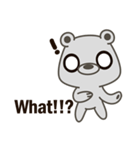 Little Grizzly(Gray bear) Pa-Pa（個別スタンプ：35）