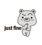 Little Grizzly(Gray bear) Pa-Pa（個別スタンプ：37）