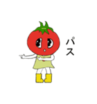 A tomato girl（個別スタンプ：2）