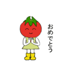 A tomato girl（個別スタンプ：28）
