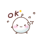 もこもこ毛玉ちゃん（個別スタンプ：1）