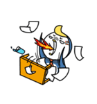 Little Penguin WEI-GU-LI(Office worker)（個別スタンプ：2）