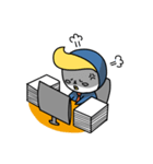 Little Penguin WEI-GU-LI(Office worker)（個別スタンプ：3）