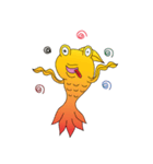 YELO the happy golden fish（個別スタンプ：34）