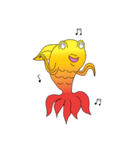 YELO the happy golden fish（個別スタンプ：35）