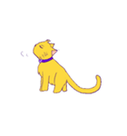 Dog and yellow cat（個別スタンプ：6）