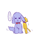 Dog and yellow cat（個別スタンプ：23）