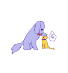 Dog and yellow cat（個別スタンプ：31）