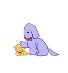 Dog and yellow cat（個別スタンプ：32）