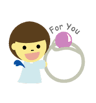 Angie ＆ Her Cat（個別スタンプ：1）
