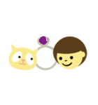 Angie ＆ Her Cat（個別スタンプ：37）