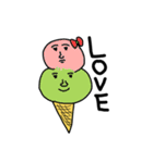 アイスクリーム スタンプ（個別スタンプ：34）