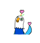 幸せの青い鳥？？（個別スタンプ：4）
