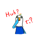 幸せの青い鳥？？（個別スタンプ：17）