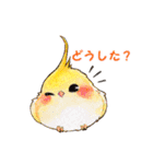 水彩鳥スタンプ（個別スタンプ：1）