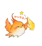 水彩鳥スタンプ（個別スタンプ：3）