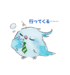 水彩鳥スタンプ（個別スタンプ：8）