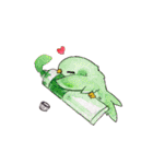 水彩鳥スタンプ（個別スタンプ：18）