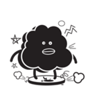 Black cloud ＆ friends（個別スタンプ：25）