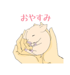 手乗り豚（個別スタンプ：2）
