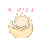 手乗り豚（個別スタンプ：4）