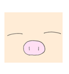 手乗り豚（個別スタンプ：40）