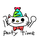 優美な子猫 ver.2 流行の言葉（個別スタンプ：38）