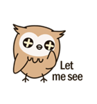Little owl Soft-Owl（個別スタンプ：18）