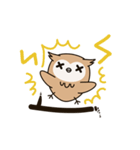 Little owl Soft-Owl（個別スタンプ：34）