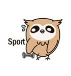 Little owl Soft-Owl（個別スタンプ：36）