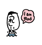 もじ顔ジモジモくん（個別スタンプ：10）