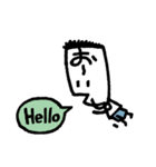 もじ顔ジモジモくん（個別スタンプ：11）