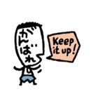 もじ顔ジモジモくん（個別スタンプ：17）
