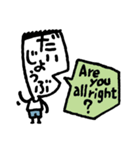 もじ顔ジモジモくん（個別スタンプ：26）