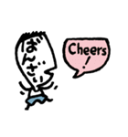 もじ顔ジモジモくん（個別スタンプ：37）