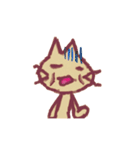 続 手描きネコ（個別スタンプ：14）
