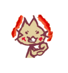 続 手描きネコ（個別スタンプ：16）