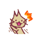 続 手描きネコ（個別スタンプ：17）