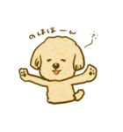 プードルのムギ（個別スタンプ：8）